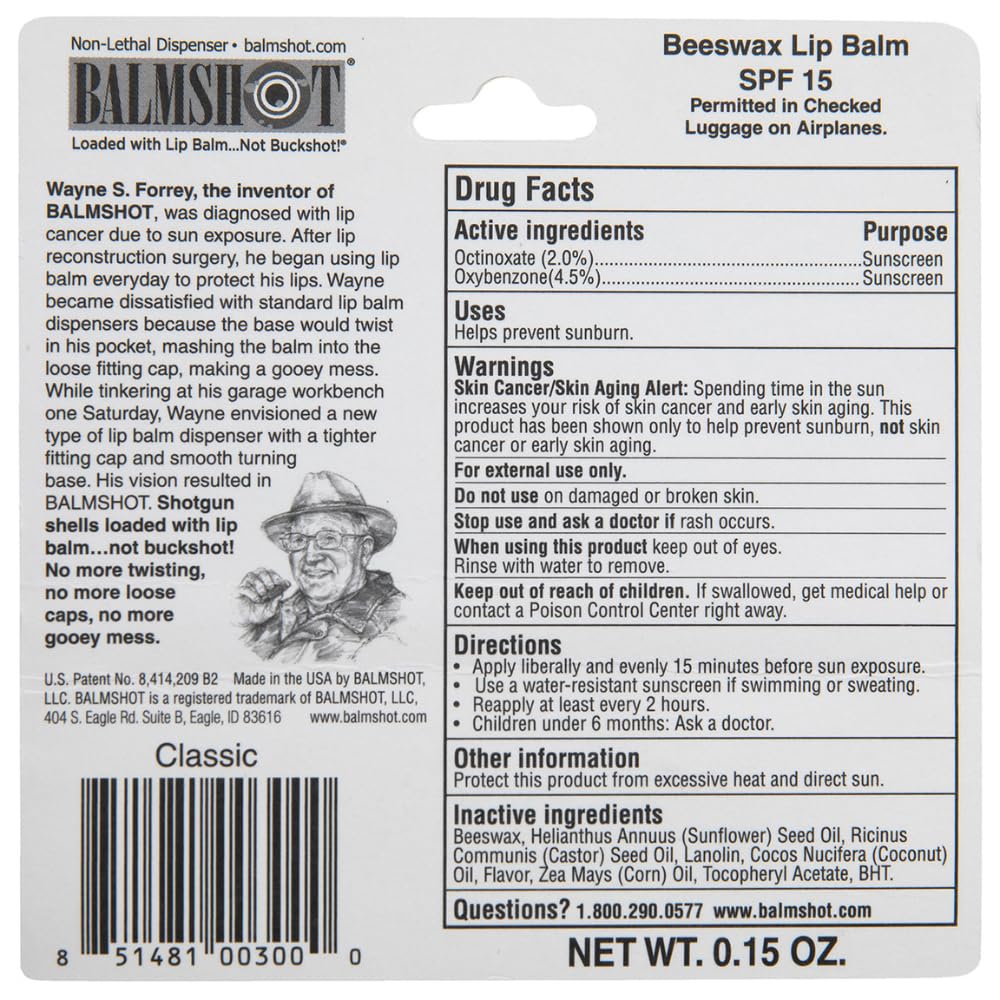 Balmshot ingredients laid out showing beeswax, aloe, vitamin E and natural oils