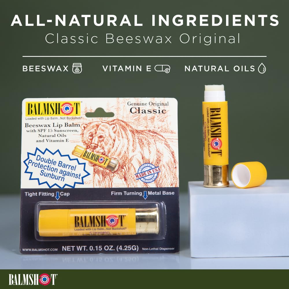 Balmshot twist base detail demonstrating precise balm control and spill prevention