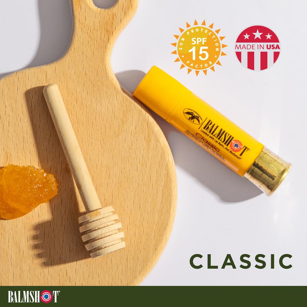 Balmshot lip texture closeup highlighting smooth beeswax blend for lasting moisture