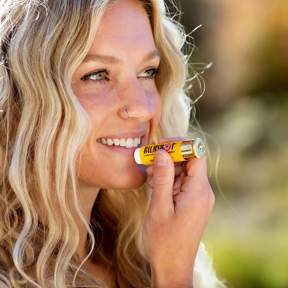 Balmshot in hand to show scale and rugged 20-gauge brass tube portability