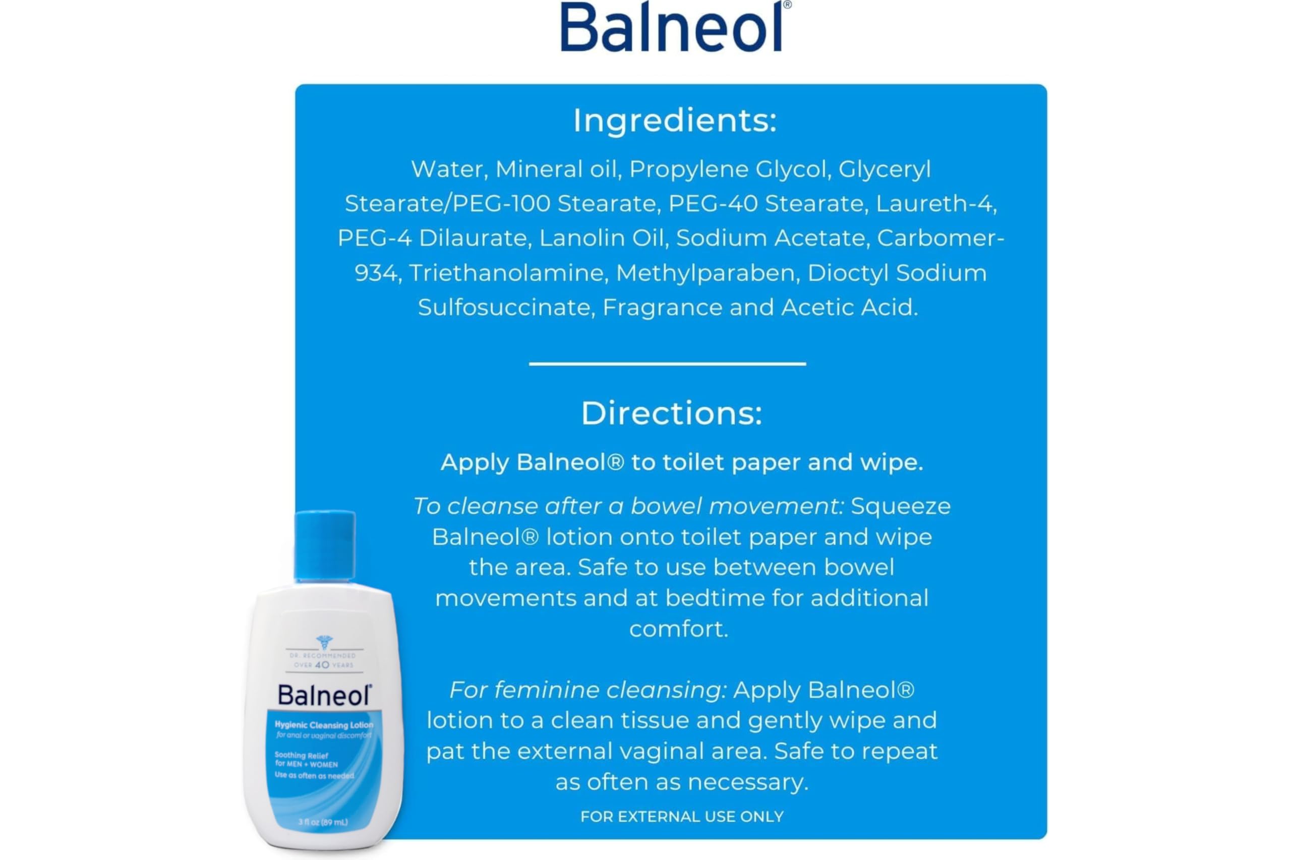 Balneol bottles on bathroom shelf showing easy access and everyday use benefit