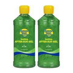 Banana Boat front packaging showing twin 16 fl oz bottles for post-sun relief