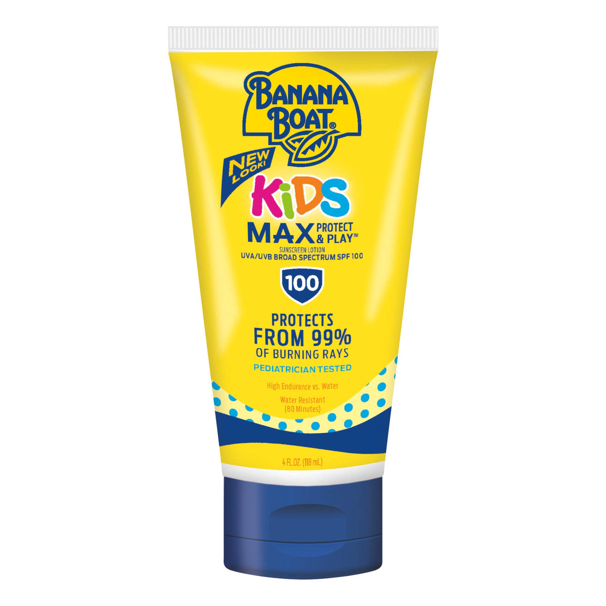 Banana Boat front packaging showing SPF 100 protection and benefits