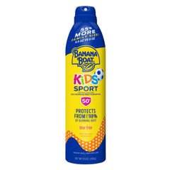 Banana Boat front bottle view showing SPF 50 protection