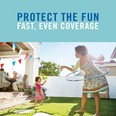 Family at beach with Banana Boat spray for reliable outdoor protection
