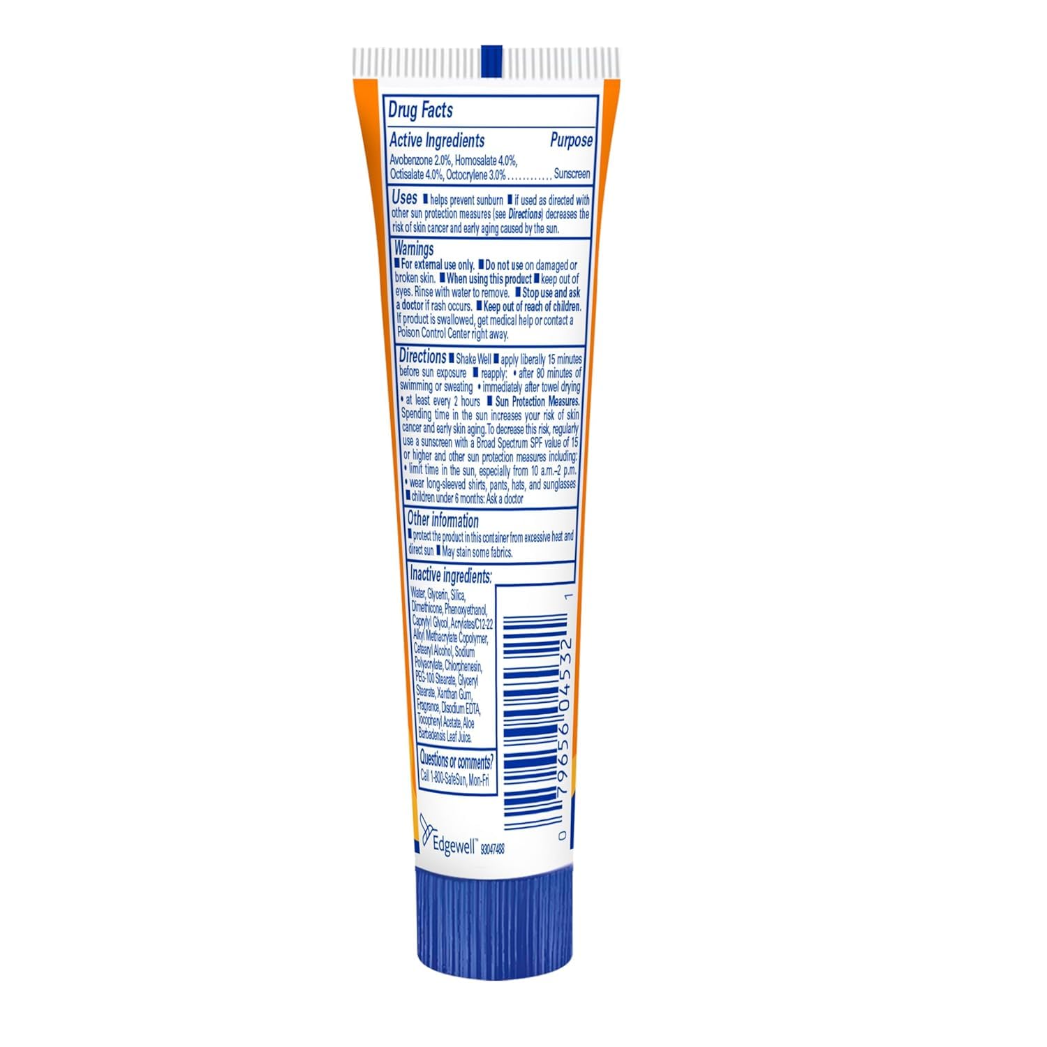 Banana Boat lotion texture on skin demonstrating smooth, lightweight spread