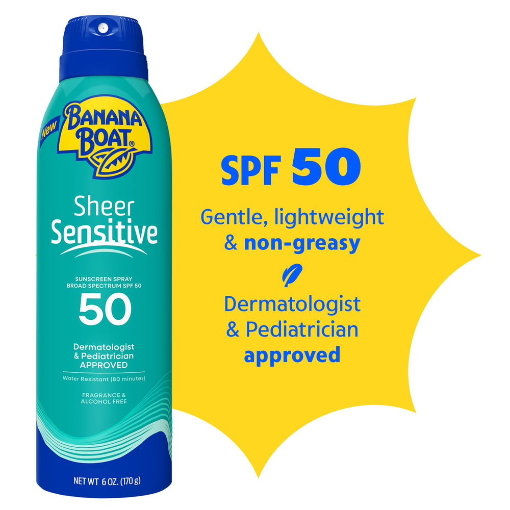 Banana Boat back label with directions and ingredient visibility benefit