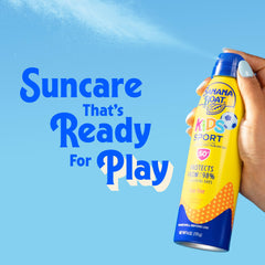 Banana Boat formula texture close-up showing lightweight, quick-absorbing benefit