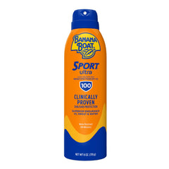 Banana Boat front packaging showing SPF 100 protection benefit