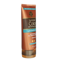 Banana Boat lotion texture on palm showing smooth, oil-free formula for easy blending