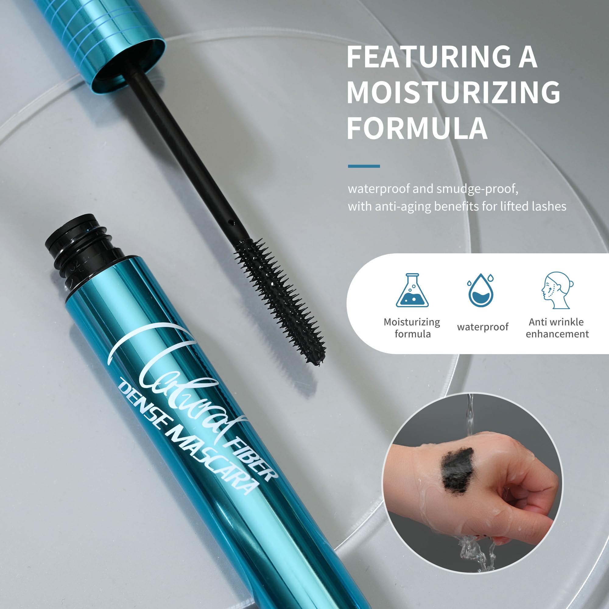 BANGFENG brush closeup separating lashes for clump-free volume
