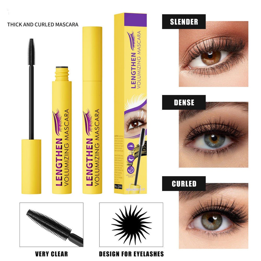 BANGFENG before and after lashes comparison showing lift and fluffy volume benefit