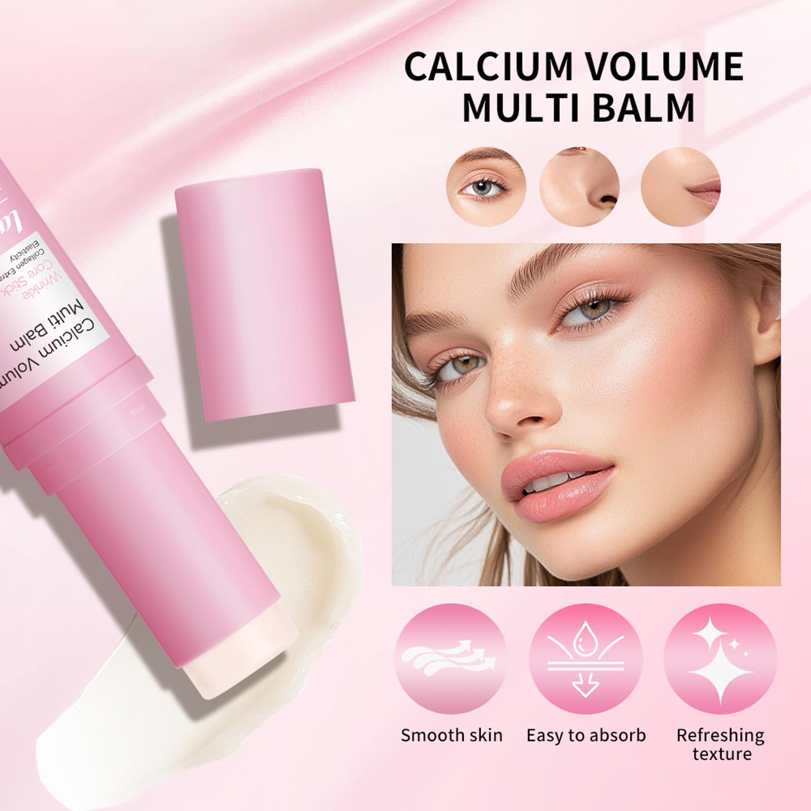 BANGFENG under-eye stroke illustrating gentle smoothing and brightening effect