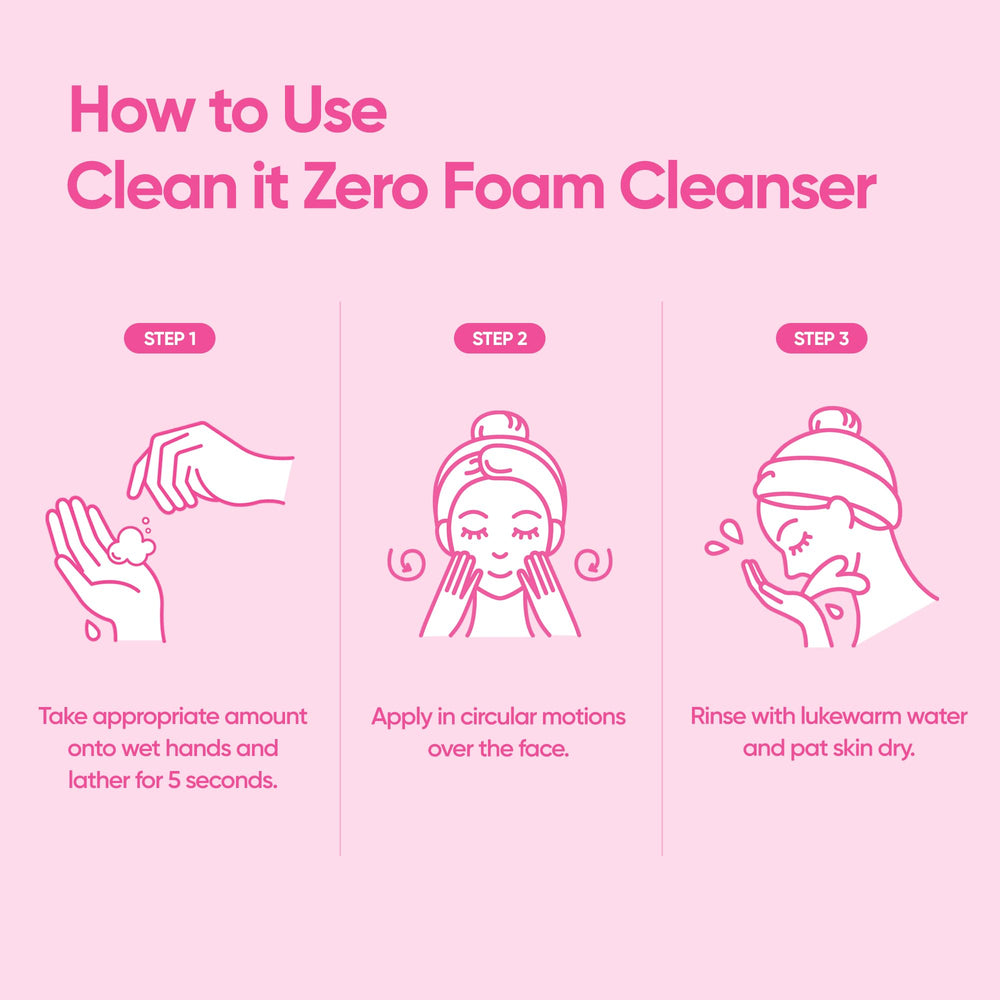 BANILA CO cleanser on bathroom shelf evoking morning routine