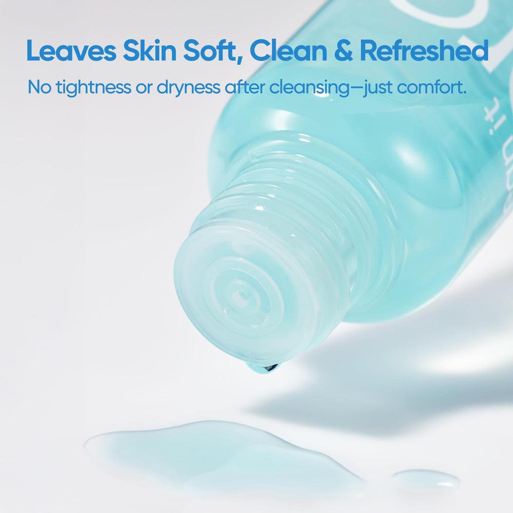 BANILA CO ingredient label with coconut and jojoba icons, emphasizes clean formula