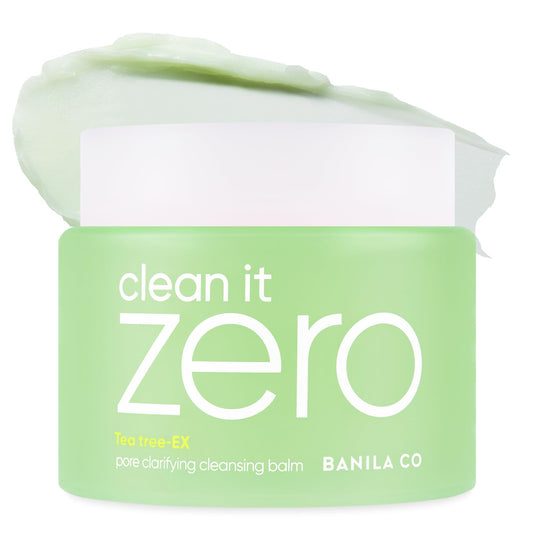 BANILA CO jar front view showing product and benefit of deep makeup removal