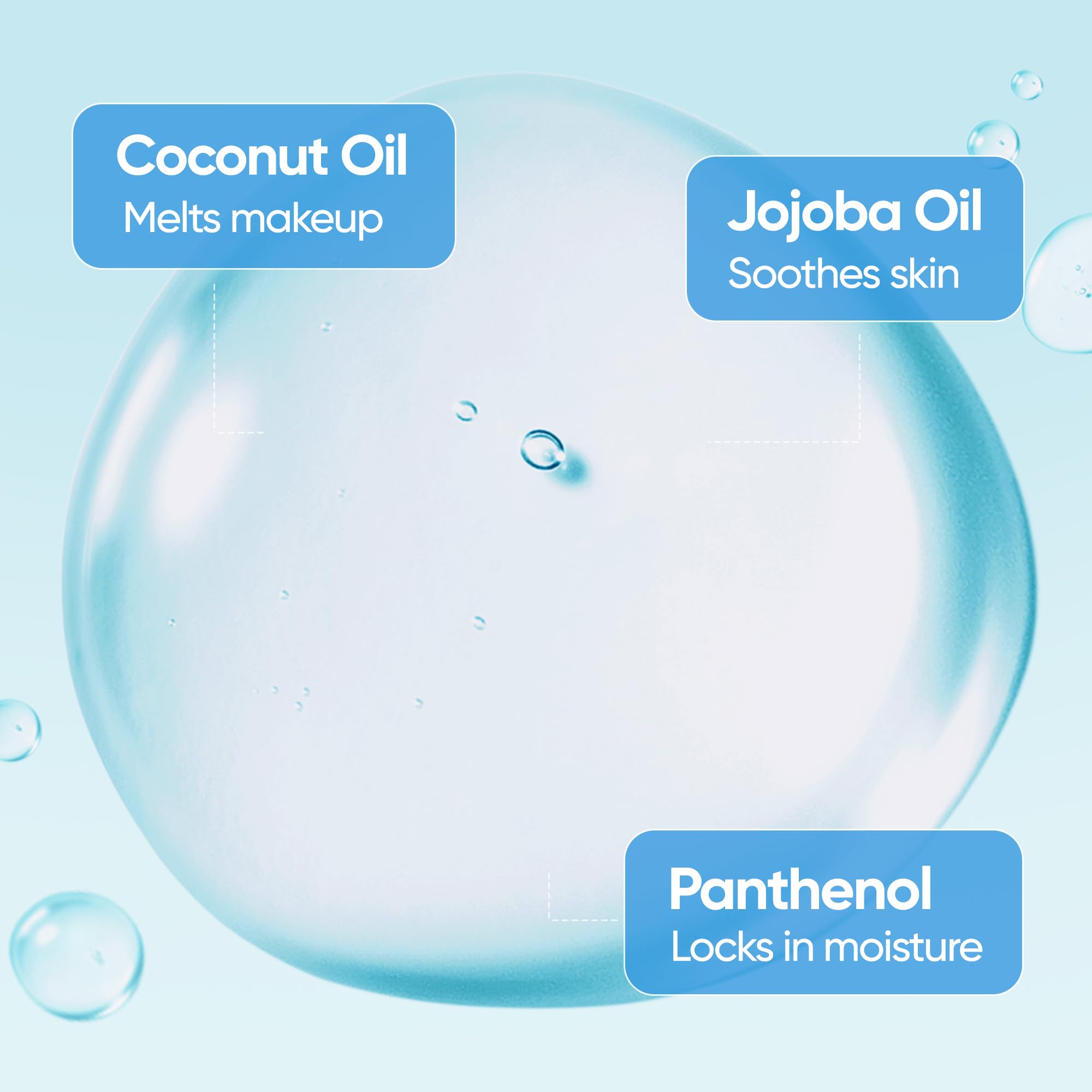 BANILA CO pouring remover onto cotton pad, demonstrates easy single‑swipe removal
