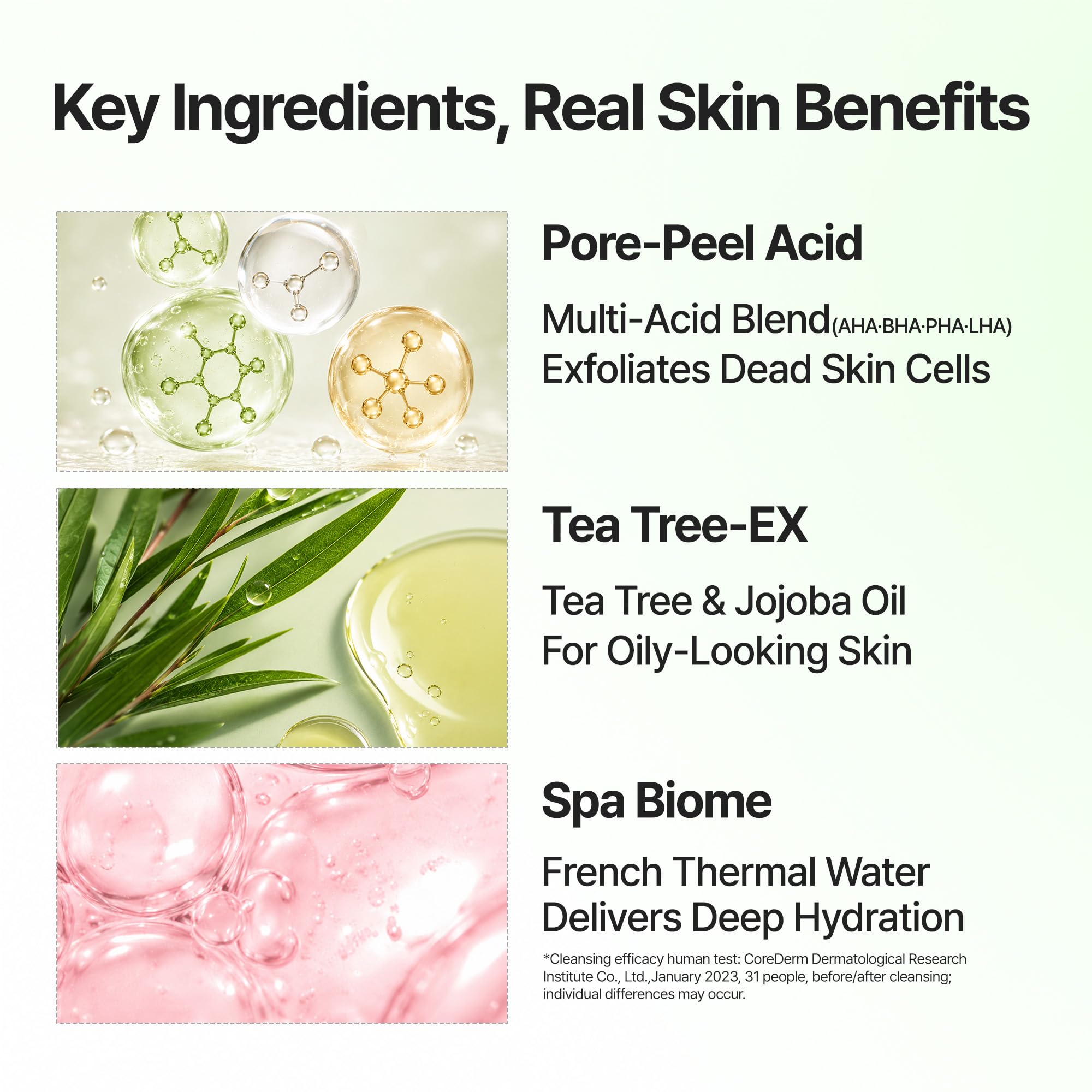 BANILA CO emulsified oil-to-milk texture illustrating effortless rinsing benefit