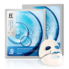 Bano front packaging showing four gel mask sachets and clear branding for easy identification and storage
