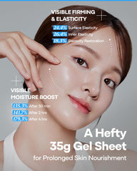 Bano mask applied on model during nighttime routine promoting overnight hydration and comfort
