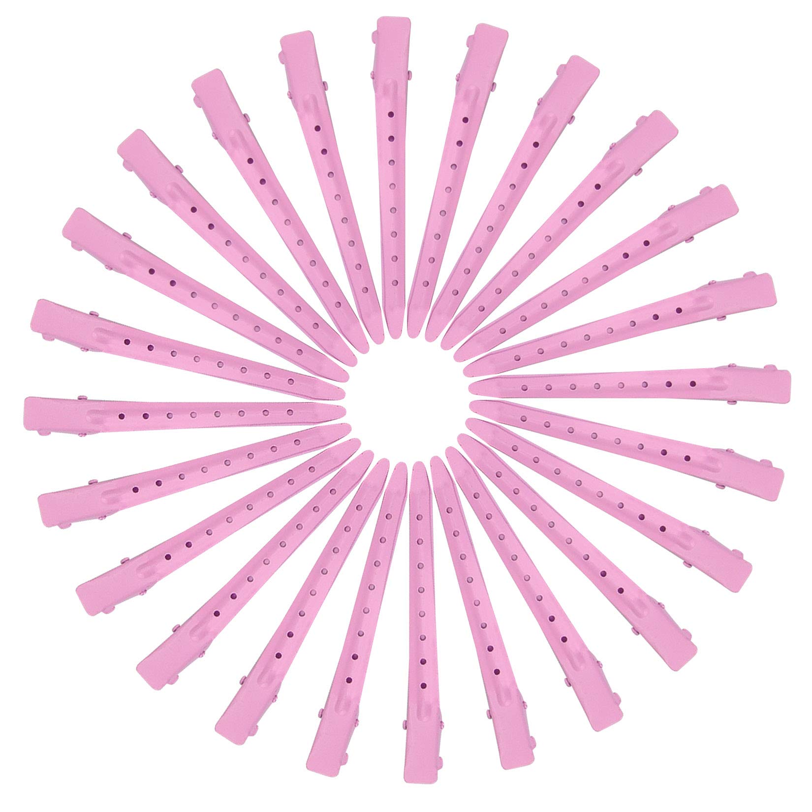 Bantoye open clip displaying single-prong jaw for precise hair sectioning
