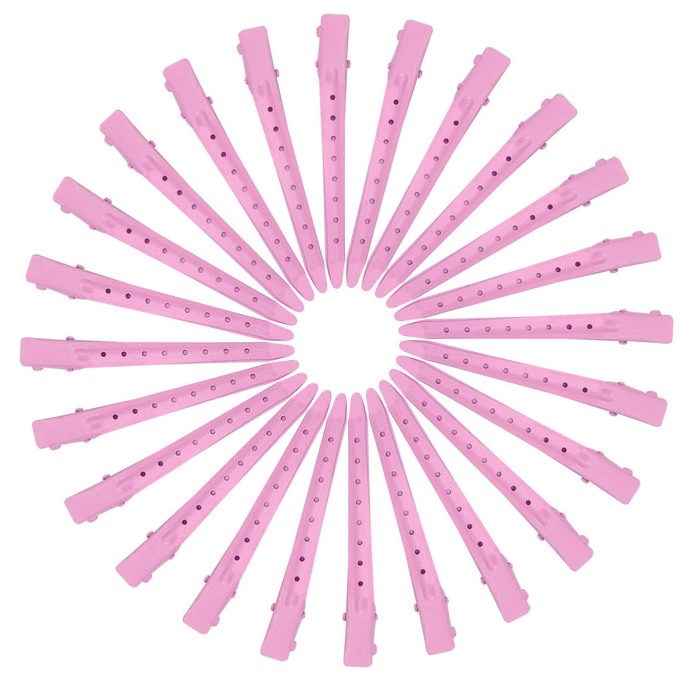 Bantoye open clip displaying single-prong jaw for precise hair sectioning
