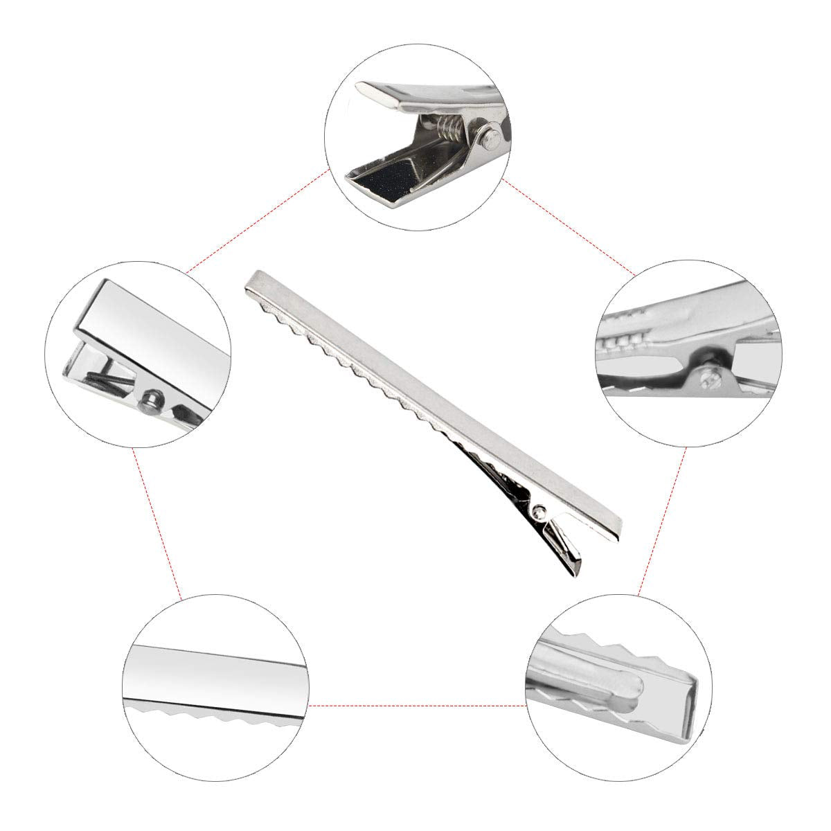 Bantoye clips securing hair during salon styling to improve section control benefit