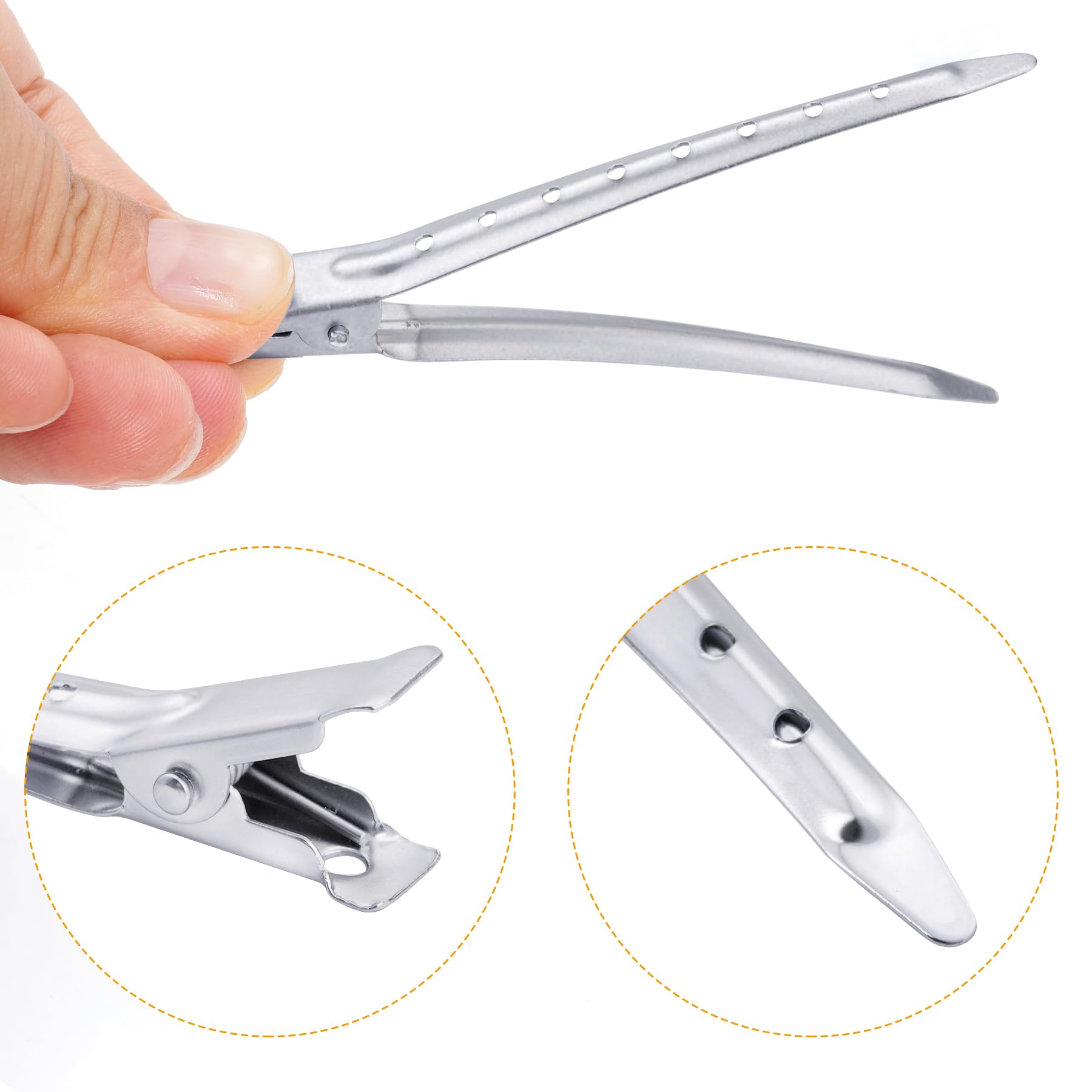 Bantoye jaw and teeth texture of clip showing secure grip and smooth edges benefit