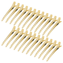 Bantoye matte gold front packaging showing 24 clips for organized styling