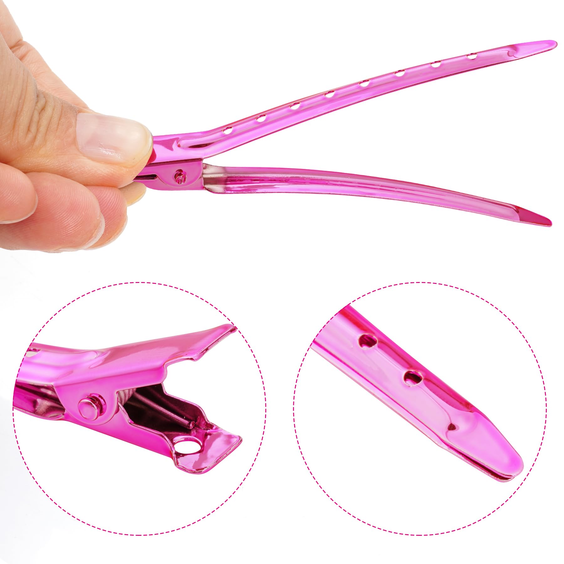 Bantoye side view open jaw demonstrating secure hold for styling
