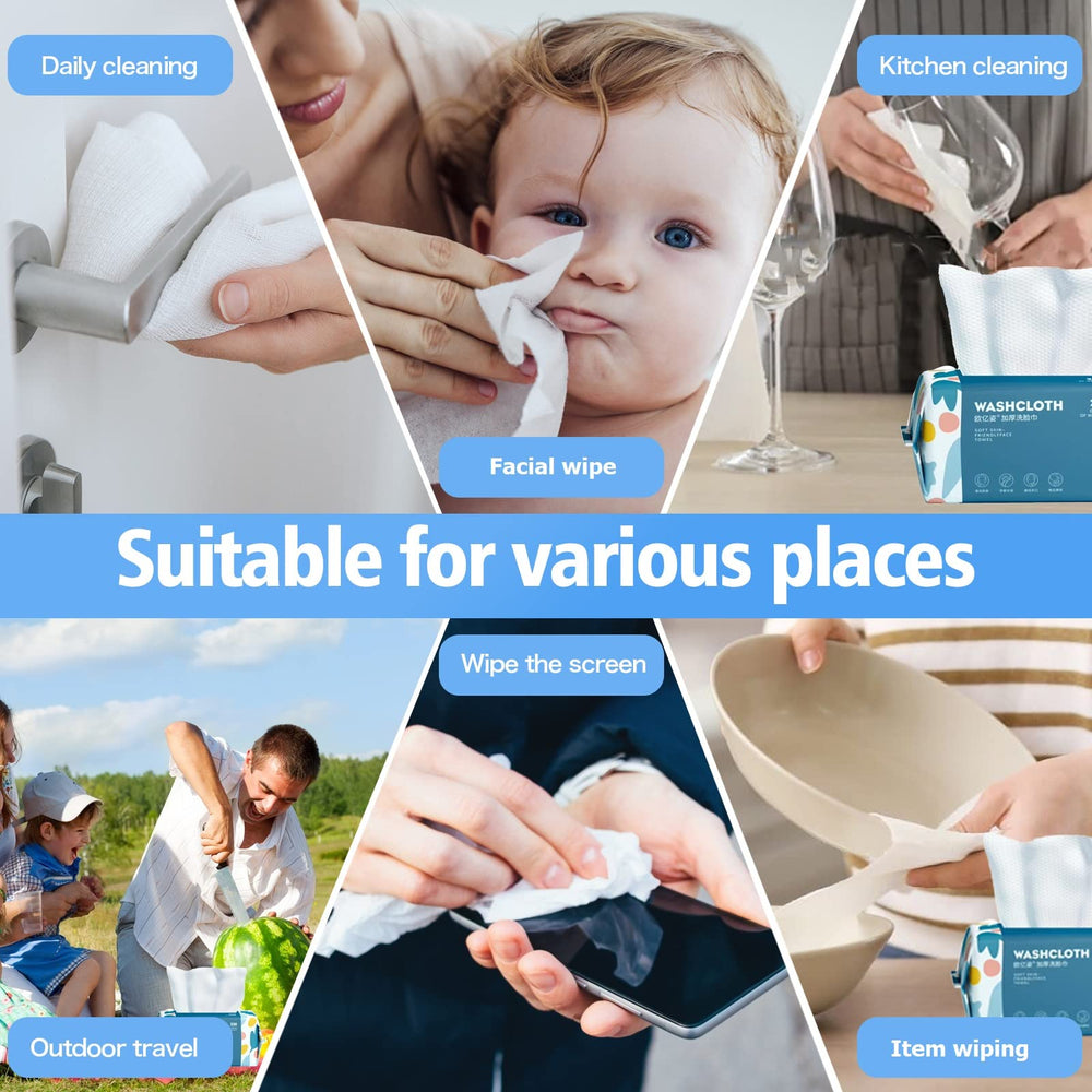 BanYakong used for baby care showing soft, lint-free gentle cleaning