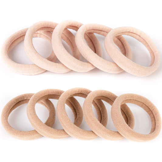 BAOLI front packaging showing 100 blonde and brown hair ties and neat storage benefit