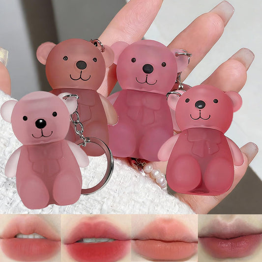 Baorder bear-shaped bottle front view showing playful charm and portability