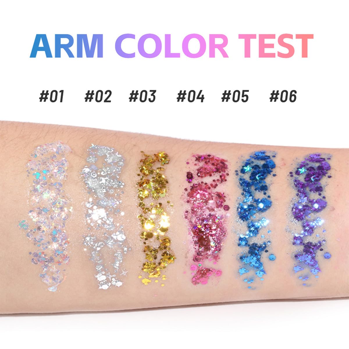 Baorder blue stick tip detail showing concentrated pigments for bold festival effects