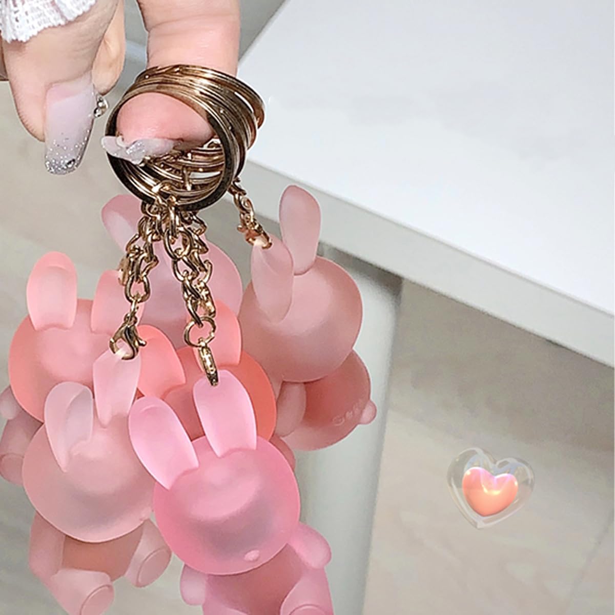 Baorder lifestyle flatlay in makeup bag showing travel-ready charm