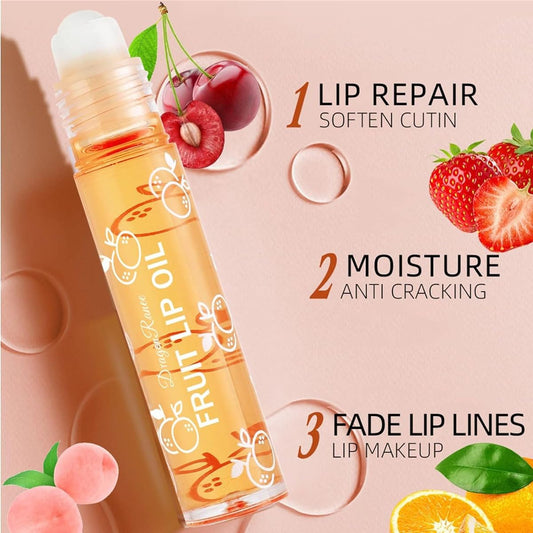 Baorder rollerball detail highlighting smooth applicator for precise, mess-free lip oil application