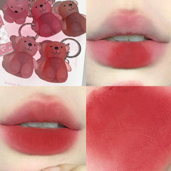 Baorder texture swatch on skin showing velvety matte finish benefits