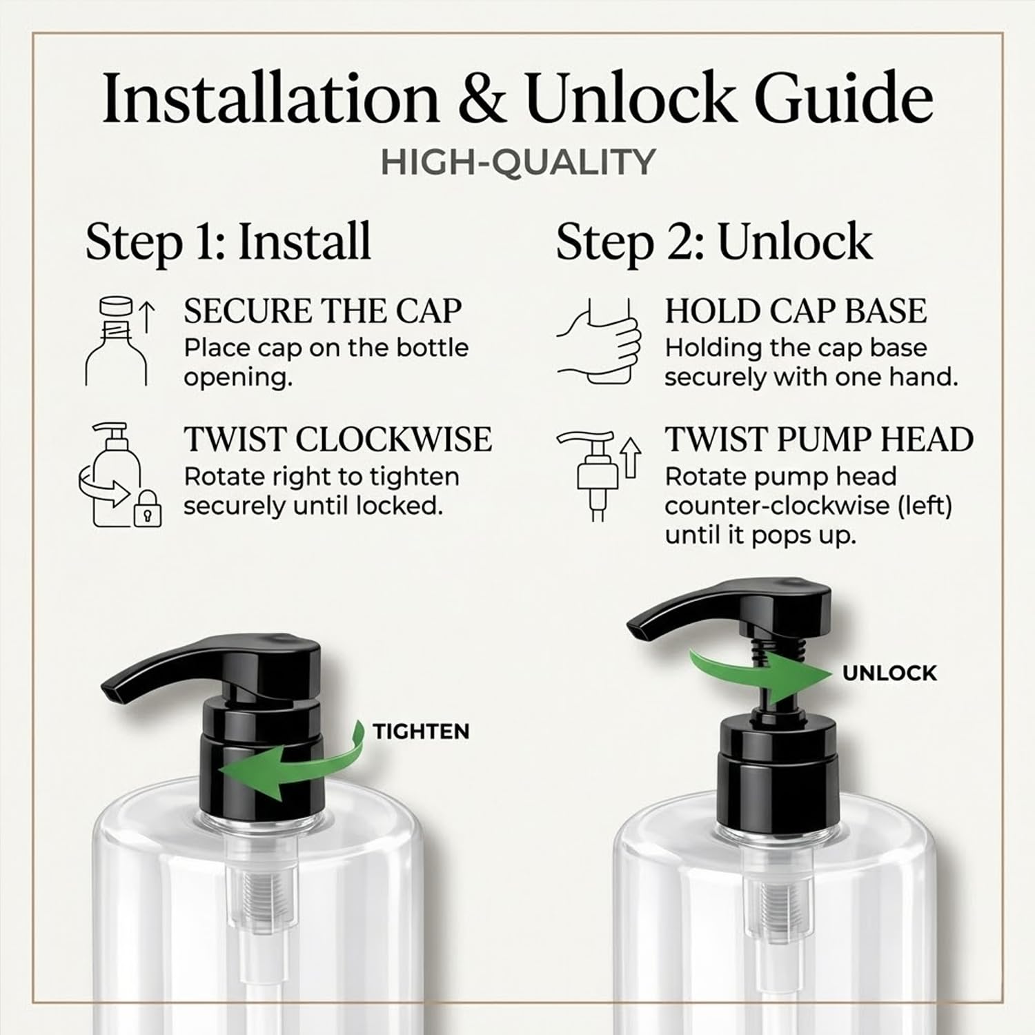 Bar5F pump dispensing shampoo in shower, controlled portioning benefit