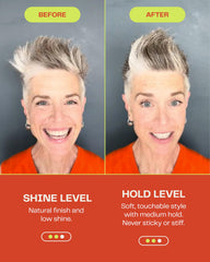 The Barb Shop product on palms demonstrating smooth application benefit
