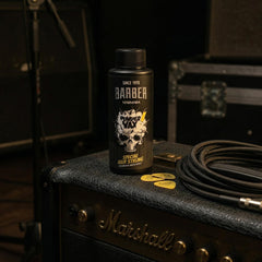 barber marmara 20g tub next to coin to show compact travel-friendly size