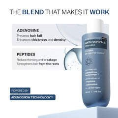Bare Anatomy shampoo in use during scalp massage reducing breakage