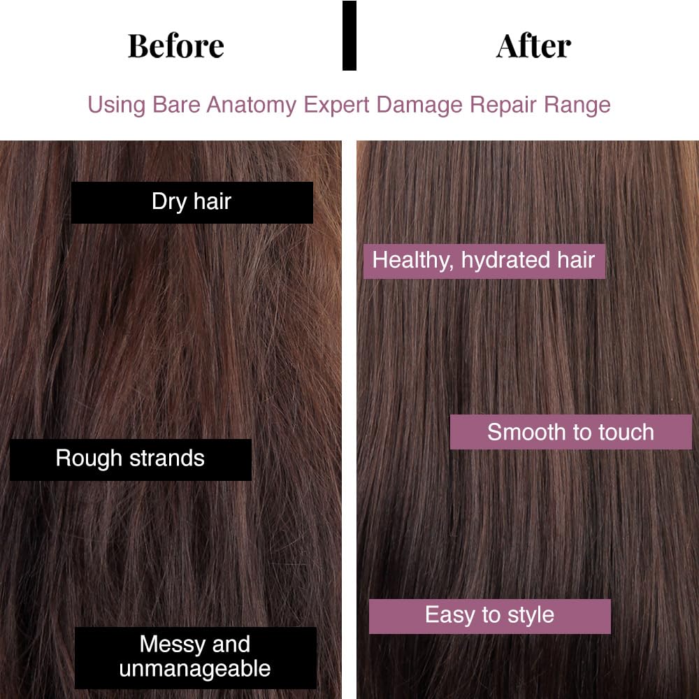 Bare Anatomy in bathroom routine setup showing smooth hair styling benefit