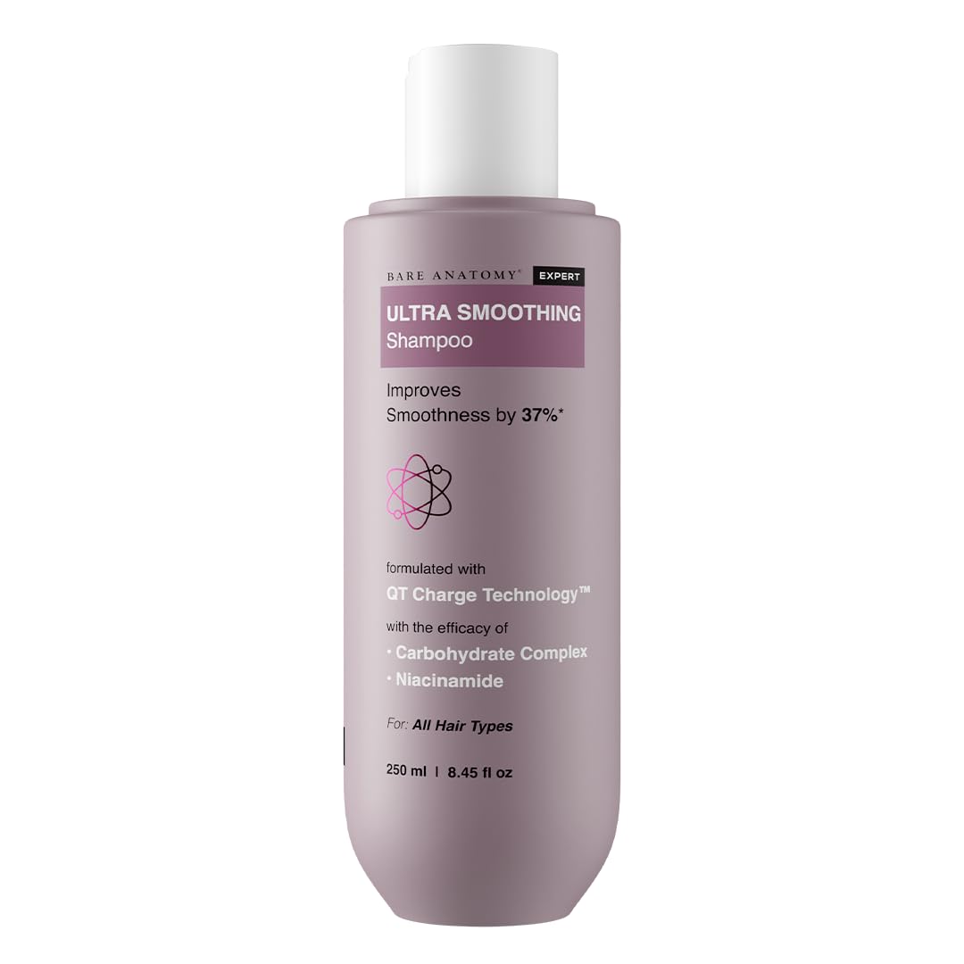 Bare Anatomy front bottle view showing product and smoothing benefit