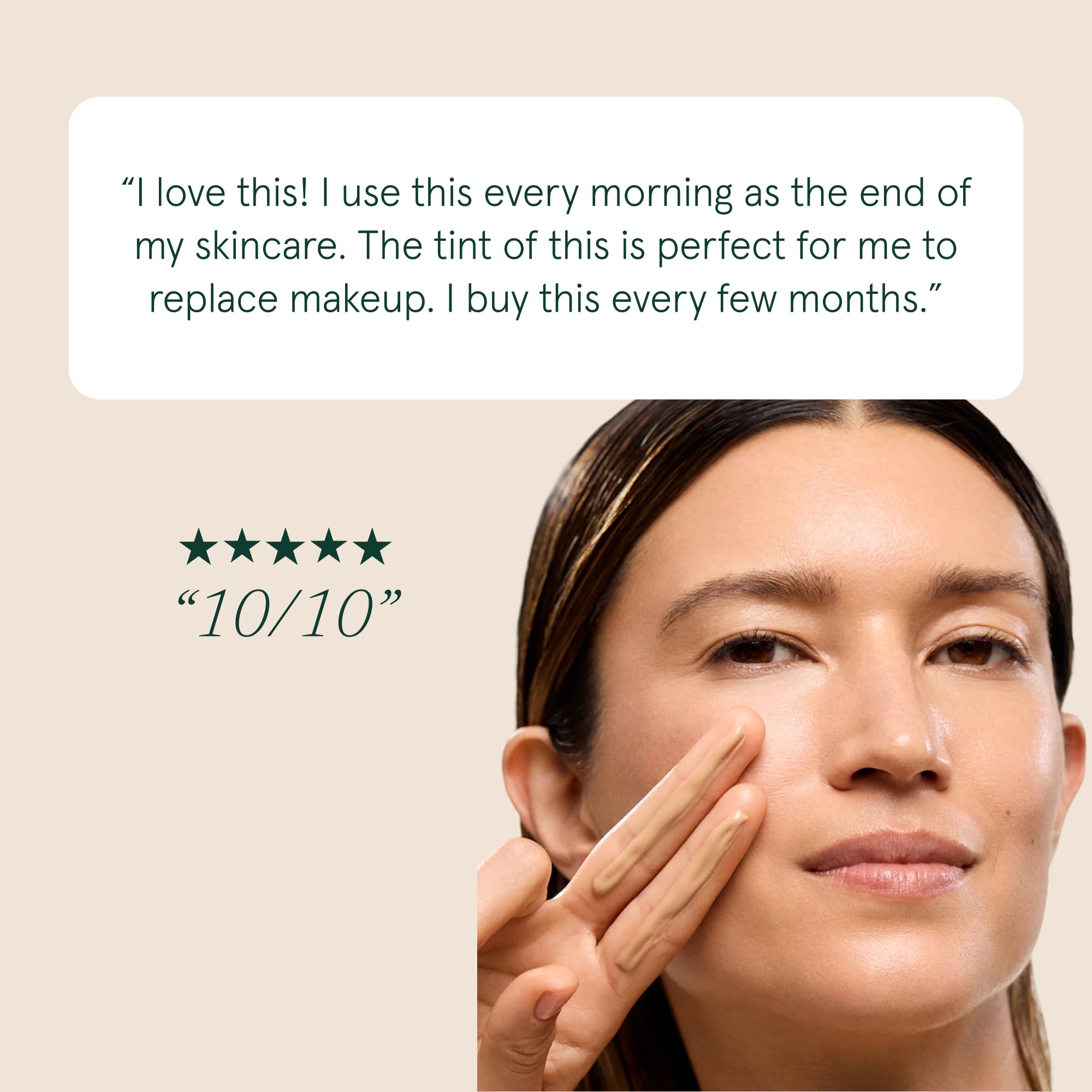 Barefaced label close-up highlighting zinc oxide, niacinamide, hyaluronic acid