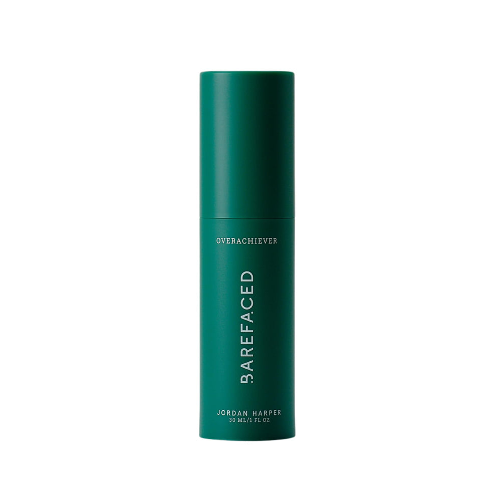 Barefaced front packaging showing the serum bottle and minimalist branding for trust
