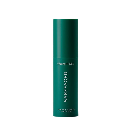 Barefaced front packaging showing the serum bottle and minimalist branding for trust