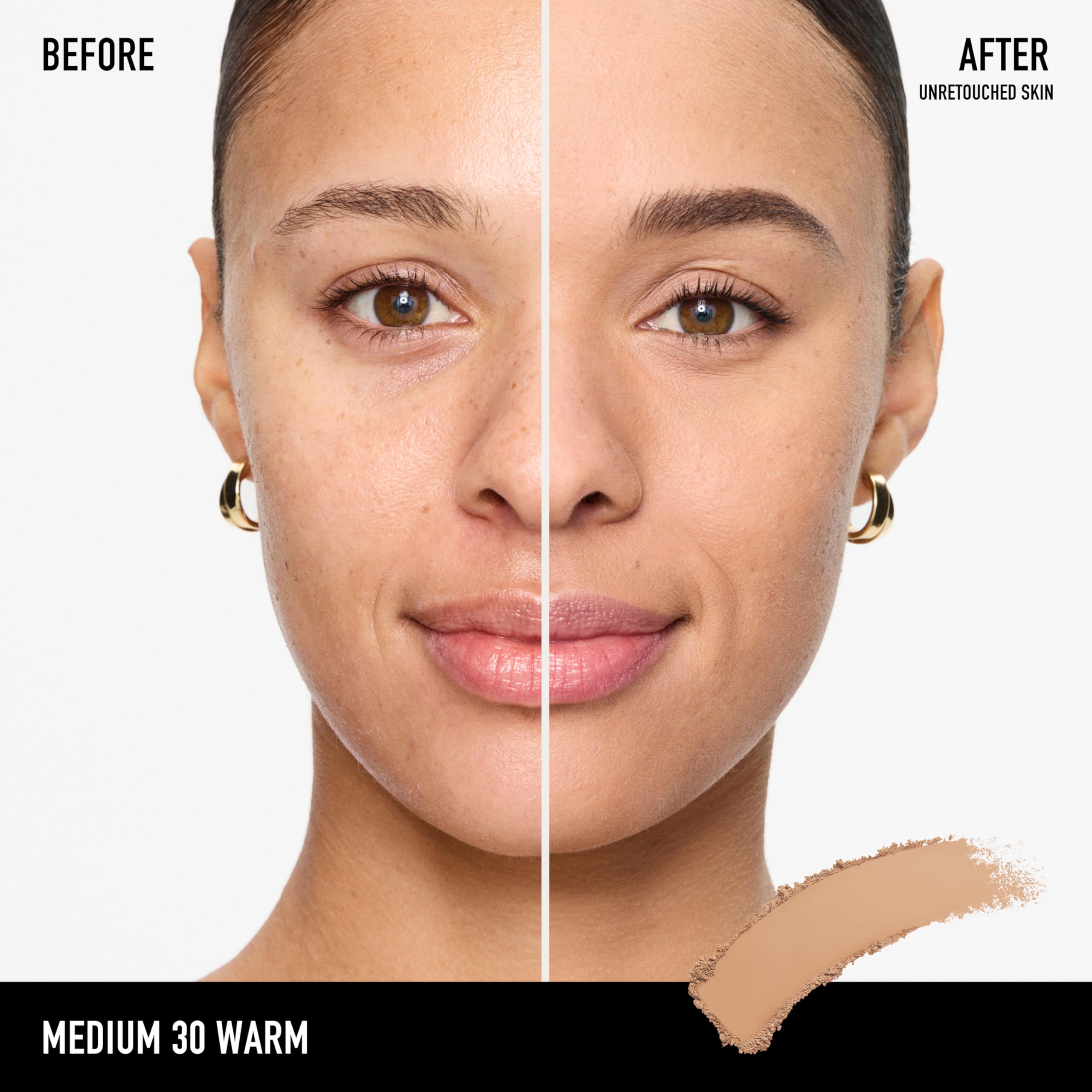bareMinerals Barepro open with sponge, quick touch-up convenience benefit