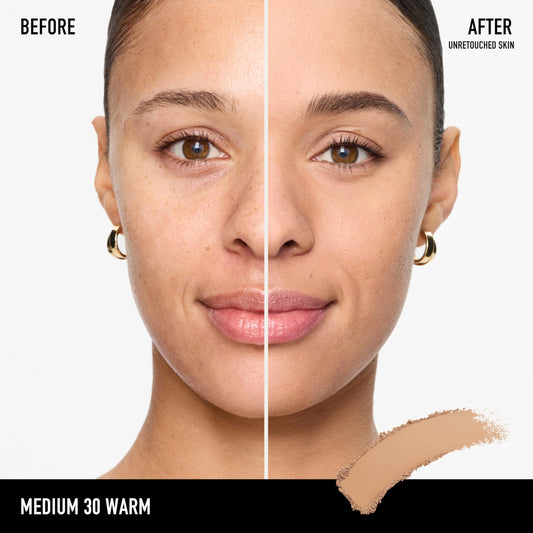 bareMinerals Barepro open with sponge, quick touch-up convenience benefit
