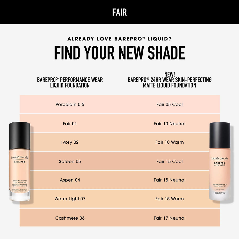 bareMinerals foundation in a makeup bag for on-the-go longwear confidence