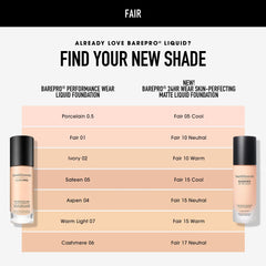 bareMinerals foundation in a makeup bag for on-the-go longwear confidence